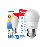 TOSHIBA หลอดไฟ LED A45 BULB 4W 380LM วัตต์ GEN 8 ขั้ว E27 ให้แสงสว่างคงที่ สบายตา ประกัน 1 ปี มี มอก. มาตรฐานญี่ปุ่น หลอดไฟโตชิบา Toshiba แสงขาว