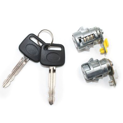 Door Lock Set with Key(L & R) for 89-95 Toyota Pickup 89-98 4Runner for Toyota Door Lock Cylinder Key 69051-35030