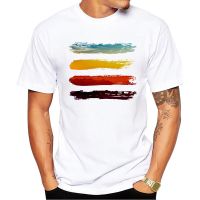2023 Mens New Mounn Sunset Brushstrokes Design Short Sleeve T Shirt Cool Printed Tops Hipster Tee| |   - AliExpress