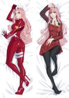 (ปลอกหมอนเท่านั้น) 2WAY DARLING In The FRANXX ศูนย์สอง Dakimakura ปลอกหมอนแอนนิเมะสองด้านปลอกหมอนเตียงนอนกอดปลอกหมอนเต็มตัว