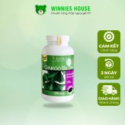 Thuốc Bổ Não Ginkgo Biloba 120mg Trunature Mỹ WINNIES Giúp Tăng Cường Trí