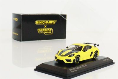 Ministp X Tarmac Works 1:64เคย์แมน GT4 RS Miniatur Koleksi โมเดล Mobil Die-Cast