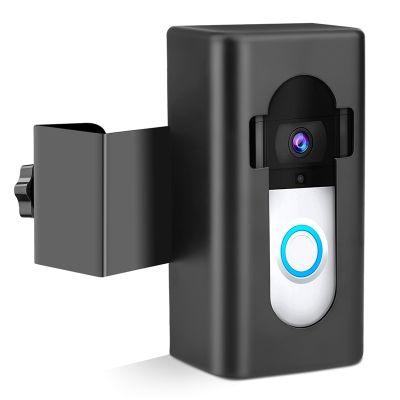 No-Drill Mounting Bracket Doorbell Bracket for Video Doorbell Cover Holder Not Block Doorbell Sensor
