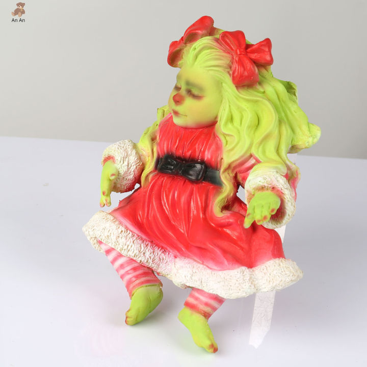 ana-reborn-baby-grinch-toy-เหมือนจริงตุ๊กตาการ์ตูนคริสต์มาสจำลอง