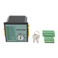 ASM168 Automation Control Module 60‑300V AC Alarm Shutdown Automatic Diesel Generator Controller