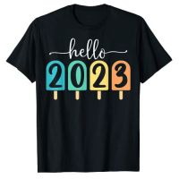 ข้อเสนอพิเศษ ลาก่อน2022 Hello 2023สุขสันต์วันปีใหม่ตลกคริสต์มาส Xmas เสื้อยืด Sayings อ้างตัวอักษรพิมพ์เสื้อยืดพิมพ์ลาย Life StyleS-5XL