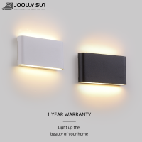 Joollysun 12วัตต์แสงกลางแจ้งกันน้ำผนังเชิงเทียนลาน Corrid ตกแต่งสวน LED โคมไฟที่ทันสมัยสำหรับระเบียงระเบียงลาน