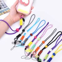 Universal Phone Lanyard Detachable Adjustable Wrist Strap Cord For iPhone Samsung Mobile Phone Rope Braied Straps Keychain Phone Charms