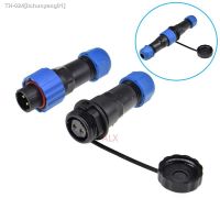 ♀◄✉ SP16 IP68 waterproof connector male plug female socket 2/3/4/5/6/7/8/9 pin panel Mount wire cable connector Docking Aviation