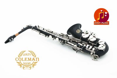 แซกโซโฟน Saxophone Alto Coleman CL-337A Matt black Nickel keys