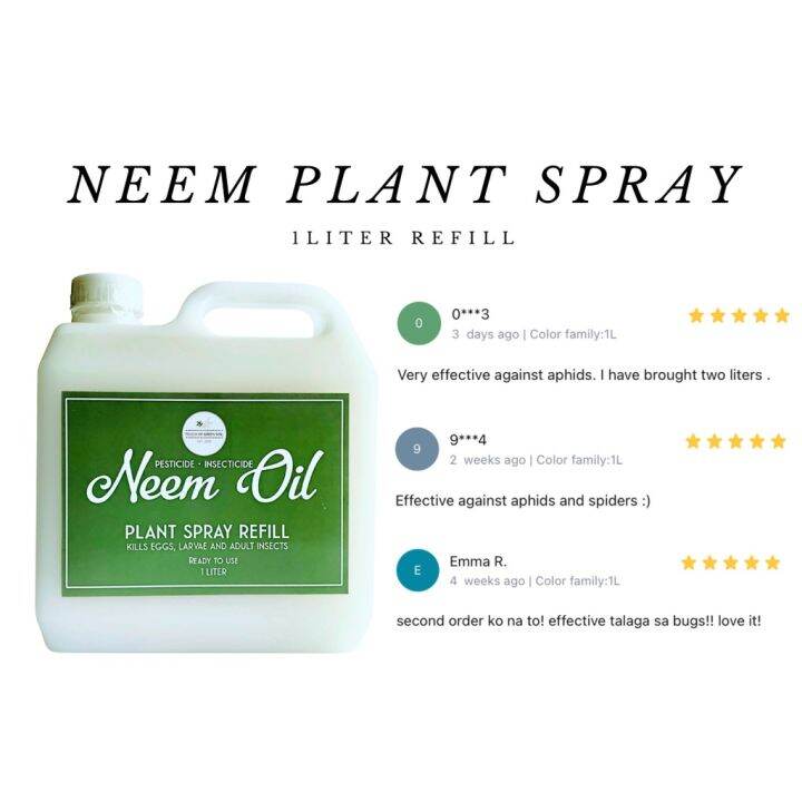 mosquito repellent 1 LITER NEEM PLANT SPRAY insecticide