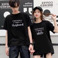 【Amawatch】3สีสามีภรรยาคู่เสื้อยืดด้านบนสบายๆพิมพ์แฟนแฟนคู่หมั้นน่ารักคู่เสื้อคนรักเสื้อวันวาเลนไทน์เสื้อยืด