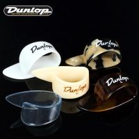 Dunlop พลาสติกสีขาว Thumb Pick Plectrum Mediator