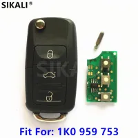 Kunci Remote Mobil ชิปสำหรับ1k0959753 5fa008749-10สำหรับ Vw/ แคดดี้โฟล์คสวาเกน/Eos/Golf /Jetta/sirocco/tigu/touran Id48