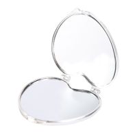 Travel Makeup Mirror Pocket Mirror Heart Shaped Compact Mirrors Portable Folding Mirror  Mirrors