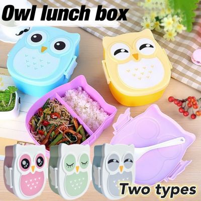 Cartoon Microwave Food-Safe Plastic Food Children Kids School Office Bento