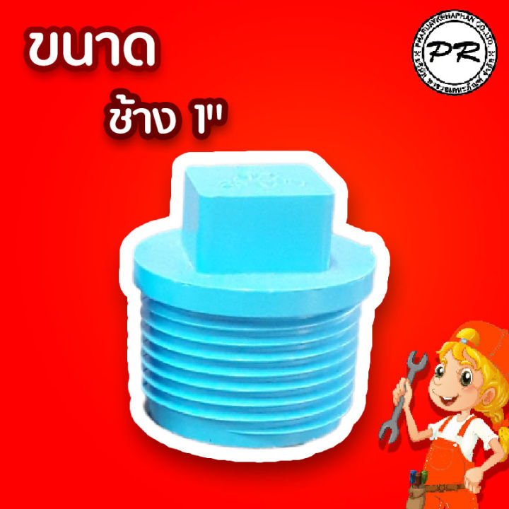 ท่ออุุดscg-ปลั๊กอุดpvc-ขนาด1-2-นิ้ว-3-4-นิ้ว-1นิ้วตราช้างข้อต่อพีวีซีหนาพิเศษของแท้100-มีให้เลือกหลายขนาด-มีแบบลังด็มีนะครับติดต่อมาได้เลย