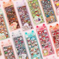 30 pack/lot Kawaii Animal Girl Stickers Cute Scrapbooking DIY Diary Decorative Sealing Sticker Album Stick Label Stickers Labels