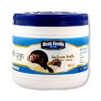 Best Foods Chocolate Topping 1.2 kg.เบสท์ฟู้ดส์ ท็อปปิ้ง ช็อกโกแลต 1.2 กิโลกรัม