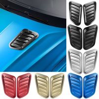 【YF】 Colorful Car Cell Air Flow Intake Hood Scoop Bonnet Vent Cover Stickers Auto Carbon Fiber Sticker Decal Accessories Exterior