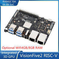 RISC-V แผ่นไม้อัดบอร์ดเดียวคอมพิวเตอร์ StarFive โปรเซสเซอร์ JH7110พร้อมฐาน3D GPU ในตัวบน Linux สูงสุด1.5GHz