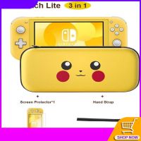 【Worth-Buy】 เคสแข็งสำหรับป้องกันขณะเดินทางสำหรับ Nintendo Switch Lite พร้อมช่องใส่เกม8ช่อง