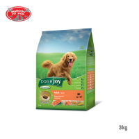 [MANOON] DOG N JOY Adult all Breeds Salmon อาหารสำหรับสุนัขทุกสายพันธุ์ รสปลาแซลมอน ขนาด 3 กิโลกรัม