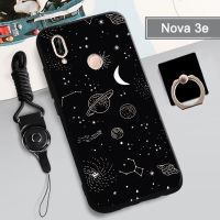 เคสสำหรับหัวเหว่ยนุ่ม3e Nova/เคสโทรศัพท์เบาบาง P20คลุมทั้งหมด2022รูปแบบใหม่การป้องกันการตกป้องกันรอยขีดข่วนฝามีที่ถือวงแหวนและเชือกโทรศัพท์