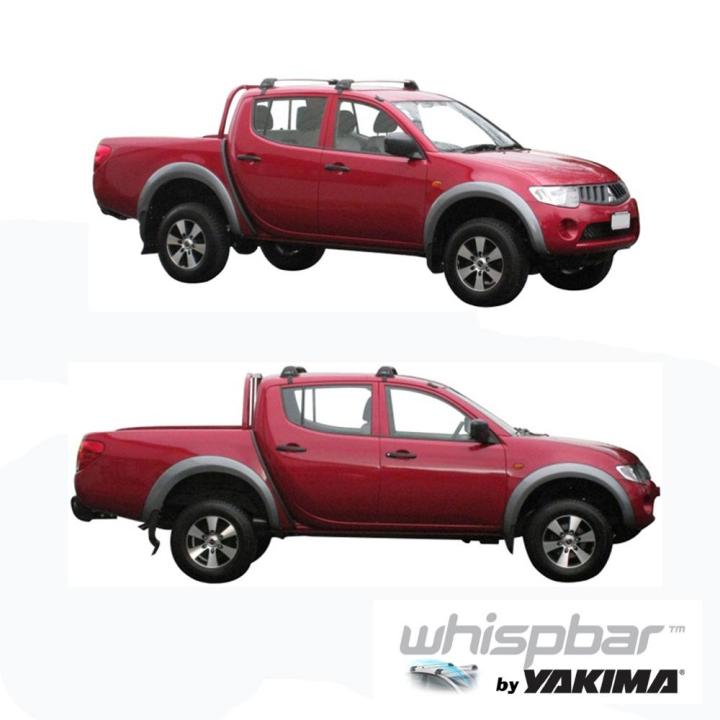 yakima-whispbar-roof-rack-mitsubishi-triton-แร็คหลังคาตรงรุ่น-มิตซูบิชิ-ไททัน