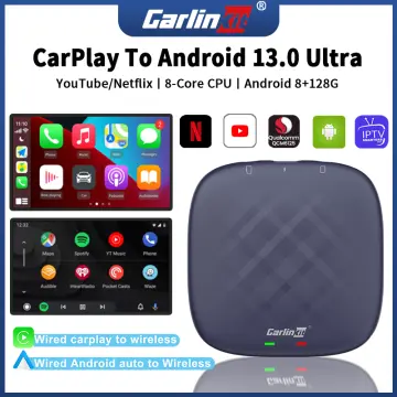 iHeylinkit New Android 13 QCM6125 Octa-core 4+64G Ultra Wireless Carplay Ai TV  Box
