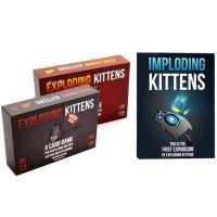 【คุณภาพสูง】บอร์ดเกม กระดาษพรีเมี่ยม Exploding Imploding Streaking kittens