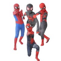 [Cos imitation] New Miles Morales ห่างไกลจากบ้าน Spiderman คอสเพลย์เครื่องแต่งกาย Peter Parker Zentai เครื่องแต่งกาย Superhero Bodysuit สำหรับเด็ก Spandex