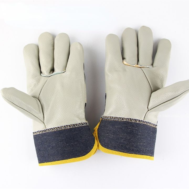 gloves-thick-cowhide-wear-resistant-grinding-cutting-handling-bbq-heavy-duty