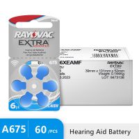 ۩ Hearing aids Battery 60 PCS Rayovac Extra High Performance Hearing Aid Batteries 675A 675 A675 PR44 For Hearing aid Battery