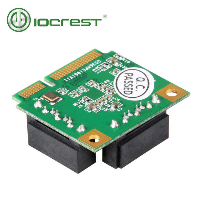 iocrest-mini-pci-express-2-internal-sata-iii-6gb-s-raid-asm1061r-controller-card-2-sata-3-0-6gbps-ports-green