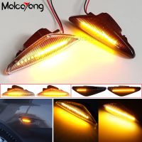 1Pair LED Dynamic Side Marker Turn Signal Blinker Flowing Water Blinker Flashing Light For BMW X5 E70 X6 E71 E72 X3 F25 2011-17