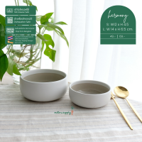 ⚡️⚡️SALE ตำหนิ defect⚡️⚡️Harmony bowl ชาม เซรามิค ใส่ก๋วยเตี๋ยว มาม่า ทูโทน  เข้าไมโครเวฟ เครื่องล้างจาน ได้