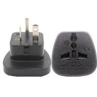 【lz】﹊☬▼  NEMA-Tomada Universal T ReWireless Conversor de Energia EUA Reino Unido UE para EUA Plug Adaptador Preto 5-20P 250V 15A