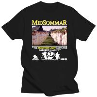 Kemeja Hitam Unisex Midsommar A24, Hadiah untuk Pria