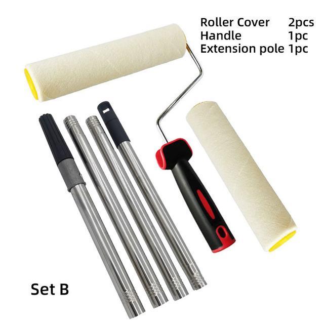 yf-9inch-paint-1-2m-extension-pole-kit-rollers-for-wall-decoration-rod-painting-tools-sets-wool-nap-4mm