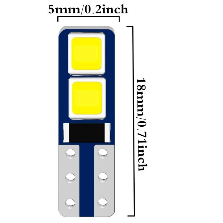 10pcs-new-t5-w1-2w-w3w-74-86-509t-super-bright-led-bulb-car-instrument-panel-cluster-light-auto-side-wedge-dashboard-gauge-lamp