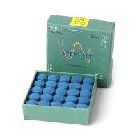 [ขายดี] 50Pcs 9Mm 10Mm Blue บิลเลียดปลายคิวสนุ๊กความแข็งไม้สนุ๊กอุปกรณ์เสริม