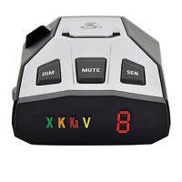 Cobra RAD 350 Laser Radar Detector - Long Range, False Alert Filter, OLED Display, Black