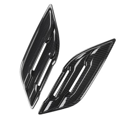 Carbon Fiber Car Fender Air Outlet Side Vent Cover Trim Sticker for Ford Raptor F150