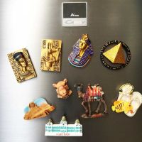 Egyptian Decor Magnets for Crafts Creative 3d Resin Egypt Tourist Fridge Magnet Souvenir Kitchen Accessories Decoration Home