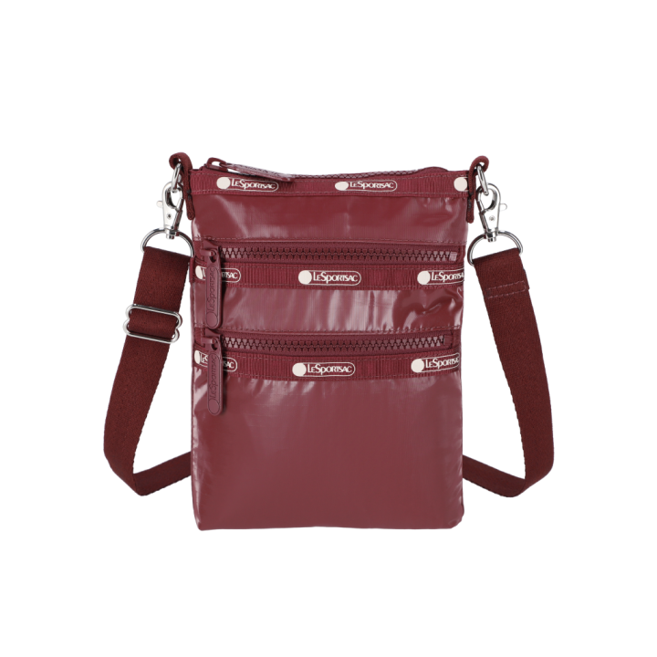 Lesportsac 3 Zip Crossbody Bag กระเป๋าสะพายข้าง Style 4007 Lazada.co.th