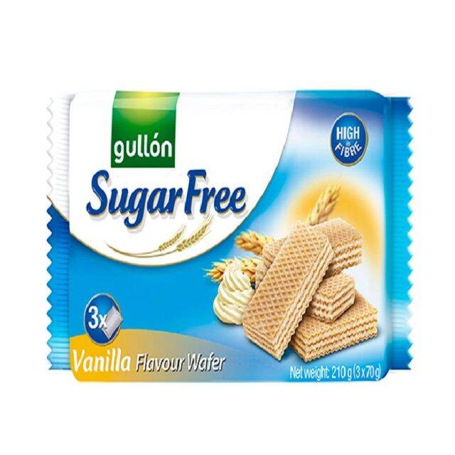GullonVanilla Wafer (Sugar Free) (210g) Lazada