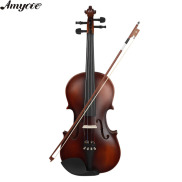 4 4 Violin For Beginner Wooden Matte Retro Violin Bow Case Set Music