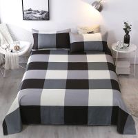 【CW】 2020 bed set 3 pcs soft sheet 1pcs and pillowcase 2pcs for full queen king