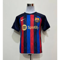 เสื้อกีฬาแขนสั้น ลายทีม Barcelona HOME&amp;AWAY ชุดแฟนบอล ฉบับ 22 23